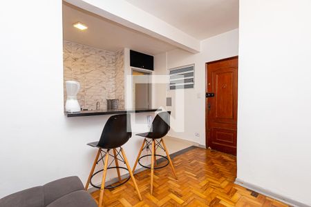 Sala de apartamento à venda com 1 quarto, 46m² em Bela Vista, São Paulo