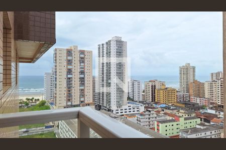 Varanda da sala de apartamento para alugar com 2 quartos, 62m² em Aviação, Praia Grande