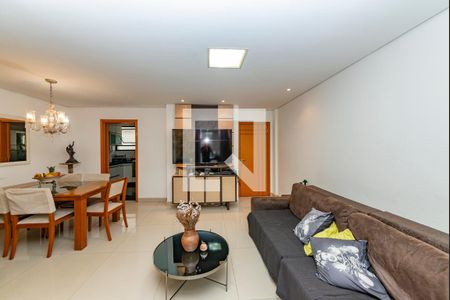 Sala de apartamento para alugar com 4 quartos, 130m² em Buritis, Belo Horizonte