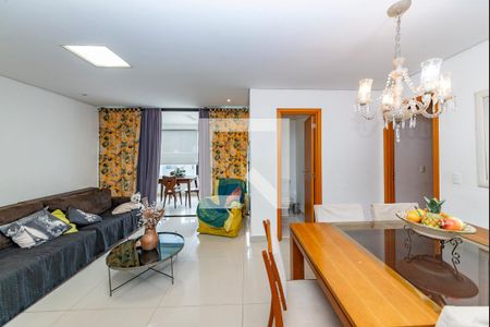 Sala de apartamento para alugar com 4 quartos, 130m² em Buritis, Belo Horizonte