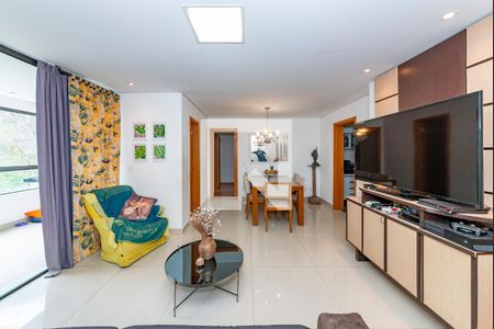 Sala de apartamento para alugar com 4 quartos, 130m² em Buritis, Belo Horizonte