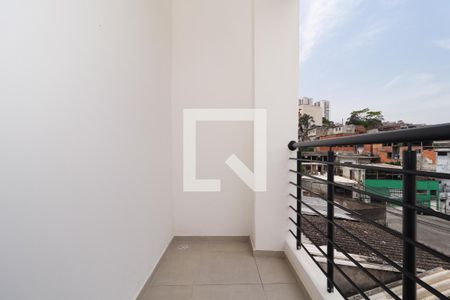 Varanda do Quarto de apartamento para alugar com 1 quarto, 42m² em Parque Reboucas, São Paulo