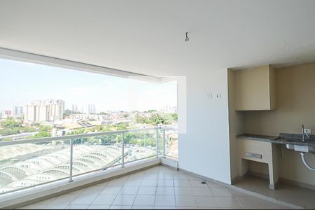 Varanda gourmet de apartamento à venda com 3 quartos, 132m² em Jardim do Mar, São Bernardo do Campo