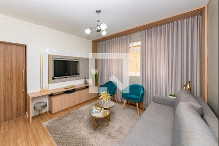 Sala de apartamento à venda com 3 quartos, 94m² em Nova Suíssa, Belo Horizonte