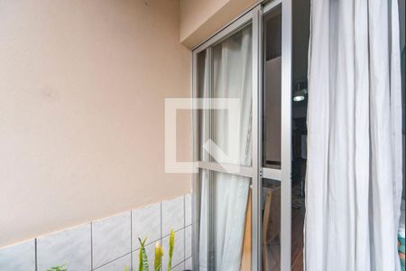 Varanda da Sala de apartamento para alugar com 2 quartos, 58m² em Parque Sao Vicente, Santo André