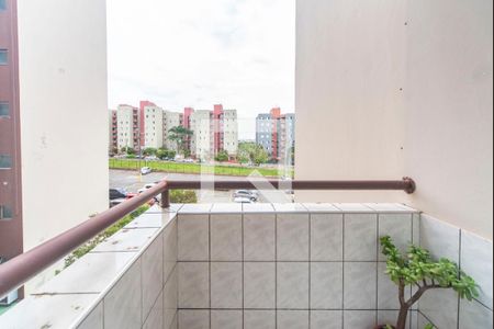 Varanda da Sala de apartamento para alugar com 2 quartos, 58m² em Parque Sao Vicente, Santo André