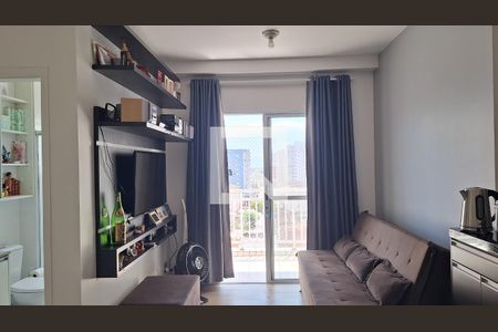 Sala de apartamento para alugar com 2 quartos, 62m² em Ocian, Praia Grande