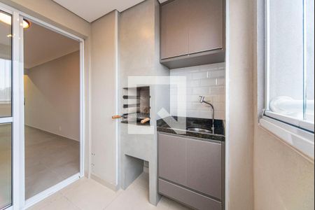 Varanda Gourmet de apartamento para alugar com 2 quartos, 55m² em Vila Tibiriçá, Santo André