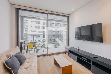 Sala de apartamento para alugar com 1 quarto, 41m² em Pinheiros, São Paulo