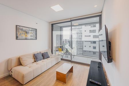 Sala de apartamento para alugar com 1 quarto, 41m² em Pinheiros, São Paulo