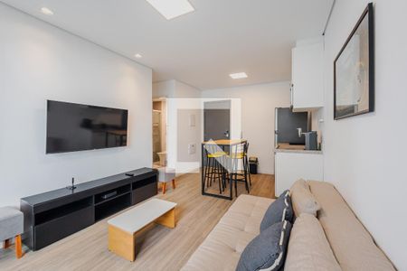 Sala de apartamento para alugar com 1 quarto, 41m² em Pinheiros, São Paulo