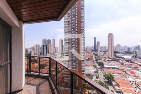 Varanda de apartamento à venda com 4 quartos, 218m² em Tatuapé, São Paulo