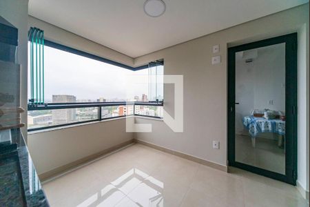 Varanda Gourmet de apartamento à venda com 3 quartos, 117m² em Vila Bastos, Santo André