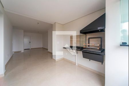 Varanda Gourmet de apartamento à venda com 3 quartos, 117m² em Vila Bastos, Santo André