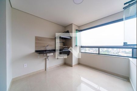 Varanda Gourmet de apartamento à venda com 3 quartos, 117m² em Vila Bastos, Santo André