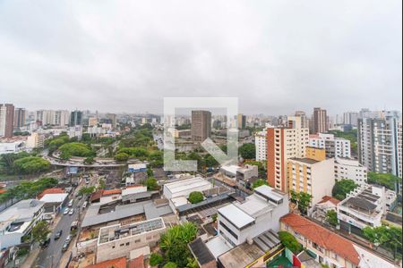 Vista da Varanda Gourmet de apartamento à venda com 3 quartos, 117m² em Vila Bastos, Santo André