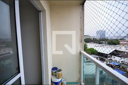 Varanda da Sala de apartamento para alugar com 2 quartos, 60m² em São Cristóvão, Rio de Janeiro