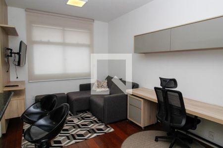 Sala de apartamento para alugar com 1 quarto, 60m² em Funcionários, Belo Horizonte