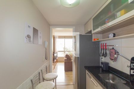 Cozinha de apartamento à venda com 2 quartos, 48m² em Mato Grande, Canoas