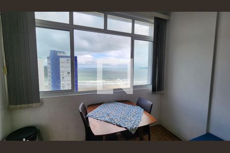 Sala de apartamento para alugar com 1 quarto, 56m² em José Menino, Santos