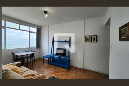 Sala de apartamento para alugar com 1 quarto, 56m² em José Menino, Santos