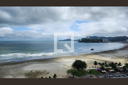 Vista da Sala de apartamento para alugar com 1 quarto, 56m² em José Menino, Santos