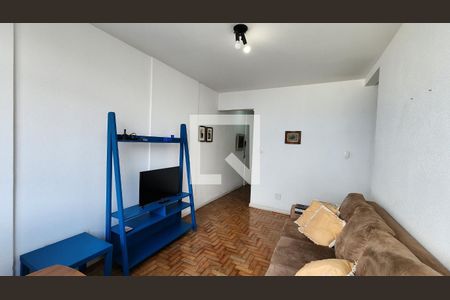 Sala de apartamento para alugar com 1 quarto, 56m² em José Menino, Santos