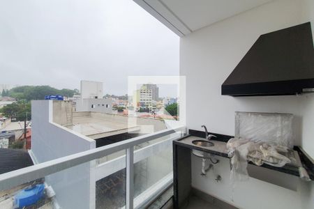 Varanda gourmet de apartamento à venda com 2 quartos, 56m² em Jardim do Mar, São Bernardo do Campo