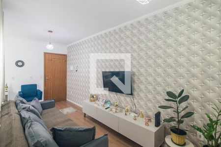 Sala de apartamento à venda com 2 quartos, 74m² em Jardim Las Vegas, Santo André