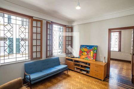 Sala  de apartamento à venda com 4 quartos, 199m² em Laranjeiras, Rio de Janeiro