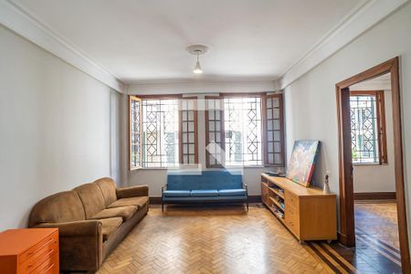 Sala  de apartamento à venda com 4 quartos, 199m² em Laranjeiras, Rio de Janeiro