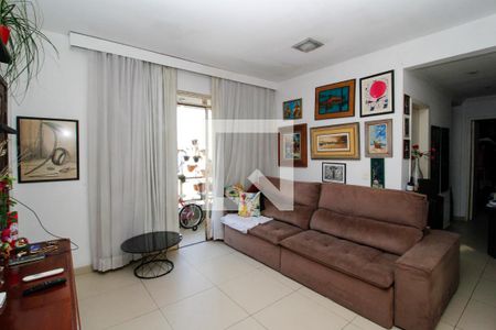 Sala de apartamento à venda com 3 quartos, 98m² em Coração Eucarístico, Belo Horizonte