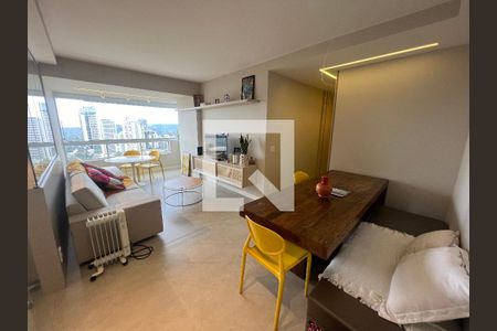 Sala de apartamento para alugar com 2 quartos, 82m² em Vila da Serra, Belo Horizonte