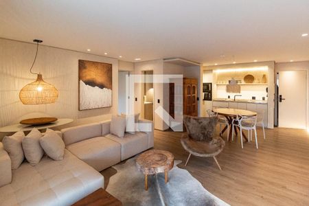 Sala de Estar de apartamento à venda com 1 quarto, 76m² em Vila Clementino, São Paulo