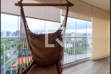 Varanda Fechada de apartamento à venda com 1 quarto, 76m² em Vila Clementino, São Paulo