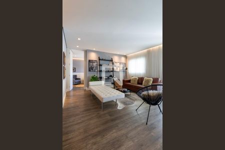 Sala de apartamento à venda com 1 quarto, 76m² em Vila Clementino, São Paulo