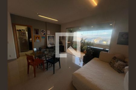 Sala de apartamento à venda com 3 quartos, 103m² em Vale do Sereno, Nova Lima