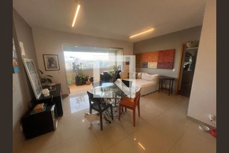 Sala de apartamento à venda com 3 quartos, 103m² em Vale do Sereno, Nova Lima