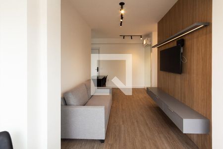 Sala de apartamento para alugar com 2 quartos, 54m² em Moema, São Paulo