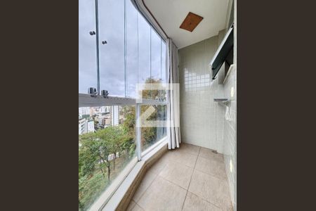 Varanda Quarto Suíte de apartamento à venda com 3 quartos, 120m² em Buritis, Belo Horizonte