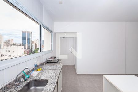 Cozinha de kitnet/studio para alugar com 1 quarto, 45m² em Barra Funda, São Paulo