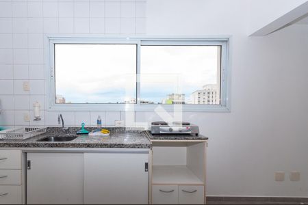 Cozinha de kitnet/studio para alugar com 1 quarto, 45m² em Barra Funda, São Paulo