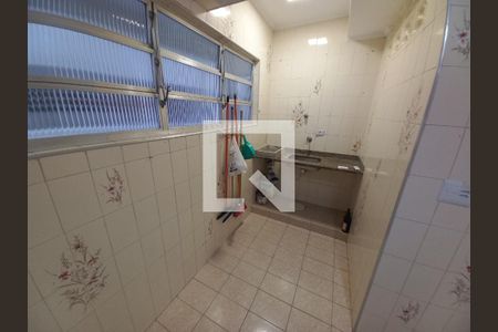 Cozinha de apartamento para alugar com 1 quarto, 36m² em Centro, São Vicente