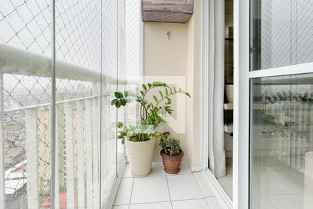 Sacada Sala de apartamento à venda com 2 quartos, 49m² em Jardim Iraja, São Bernardo do Campo