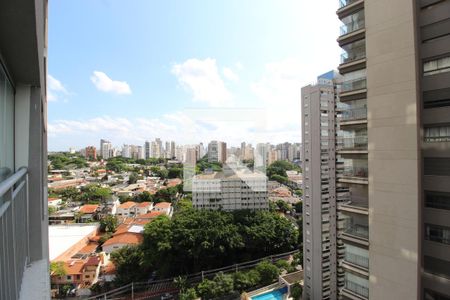 Vista da Sala de apartamento para alugar com 2 quartos, 65m² em Indianópolis, São Paulo