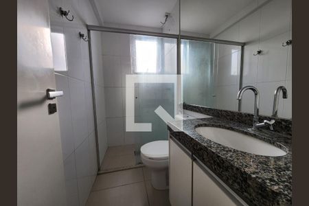 Banheiro da Suíte de apartamento à venda com 3 quartos, 74m² em Graça, Belo Horizonte