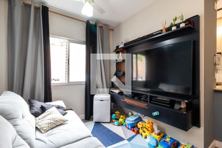 Sala de Estar de apartamento à venda com 2 quartos, 52m² em Vila Roque, São Paulo