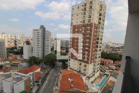 Sala / Cozinha - Varanda de apartamento para alugar com 2 quartos, 40m² em Vila Paulicéia, São Paulo