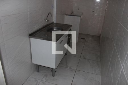 Cozinha de apartamento para alugar com 1 quarto, 43m² em Centro, São Vicente