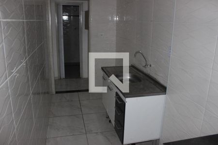 Cozinha de apartamento para alugar com 1 quarto, 43m² em Centro, São Vicente